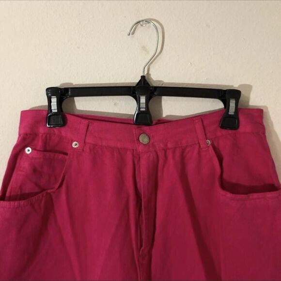 Vintage Justin Allen Islanders Pink Pants Size 15/16 100% Cotton Coastal Grandma - Picture 2 of 4